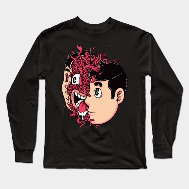 Inside guy Long Sleeve T-Shirt by Lei Melendres